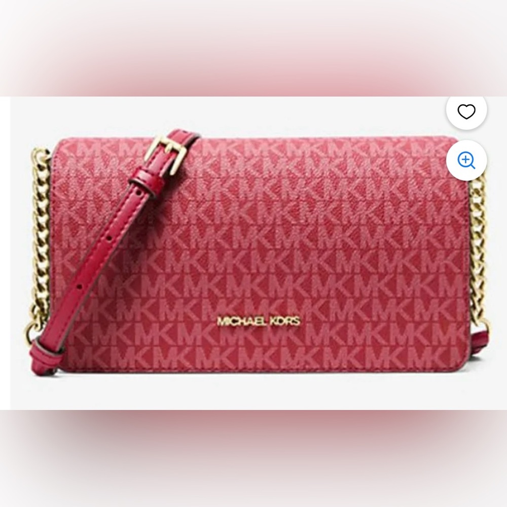 Michael Kors Jet Set Signature Logo Crossbody Bag, NWT